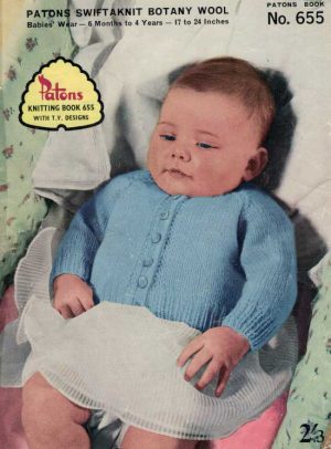 Patons 655 Babies Wear 6 months to 4 years - pi - front cover