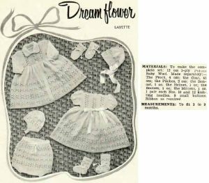 Paragon 42 - Layette Knitting Book - dream flower