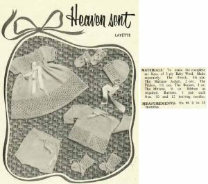 Paragon 42 - Layette Knitting Book - heaven sent