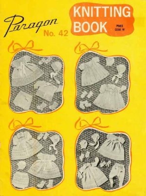 Paragon 42 - Layette Knitting Book - product image - front cover