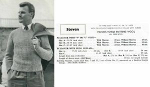 Patons 417 - pullovers for men - steven