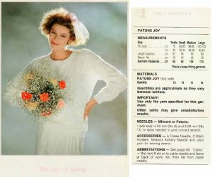 Patons Joy Book 774 - 1 ladys sweater