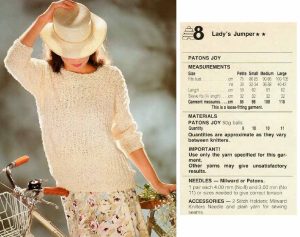 Patons Joy Book 774 - 8 ladys jumper