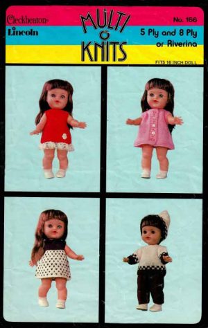 Cleckheaton 166 - dolls clothes - product image - front cover