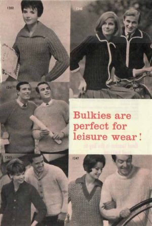 Good Knitting with PB 1963 - gallery image - bulkies are perfect for leisure wear