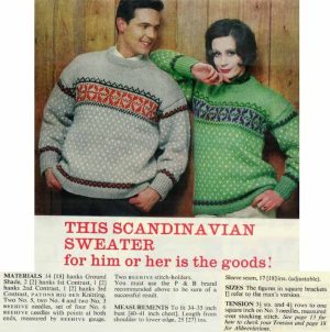 Good Knitting with PB 1963 - gallery image - scandinavian sweater for him or her