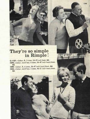 Good Knitting with PB 1963 - gallery image - theyre so simple in rimple