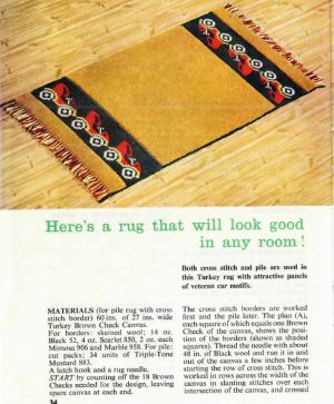 Good Knitting with PB 1963 - gallery image - turkey rug