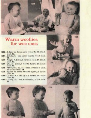 Good Knitting with PB 1963 - gallery image - warm woollies for wee ones