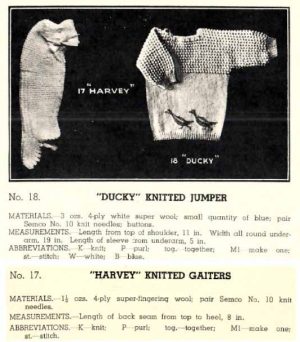 smith book of babies woollies - harvey ducky