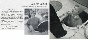 PBSC7 - Handknits for out of doors - cap for sailing