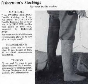 PBSC7 - Handknits for out of doors - fishermans stockings