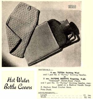 Patons 252 - gallery image - hot water bottle covers