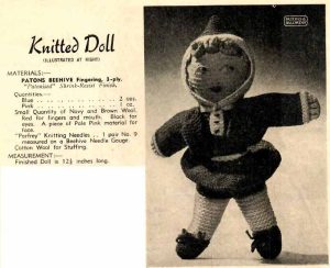 Patons 252 - gallery image - knitted doll