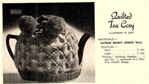 Patons 252 - gallery image - quilted tea cosy