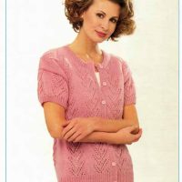 Littlewoods 5083 - short sleeved cardigan - product image