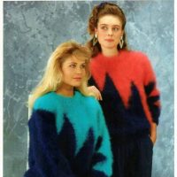 Mackays 0257 - Luxury Mohair - zig zag sweater - product image