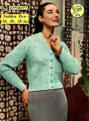 Marriners 474 - Raglan Cardigan - product image