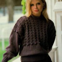 Sunbeam 1766 - Sweater with Yoke detail - product image