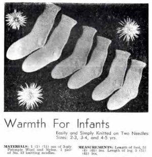 Paragon 38 Sock Book - warmth for infants