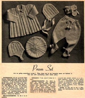 Paragon 58 - Layettes pram cover and pram set - pram set