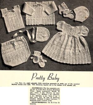 Paragon 58 - Layettes pram cover and pram set - pretty baby