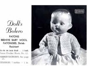 Patons C5 - Craft Book - crochet dolls bolero