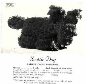 Patons C5 - Craft Book - scottie dog