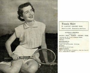 Lincoln 710 Handknits for young teenage misses - L1605 - Tennis Shirt