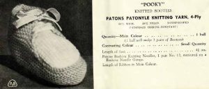 Patons c15 - 22 different bootee designs - pooky